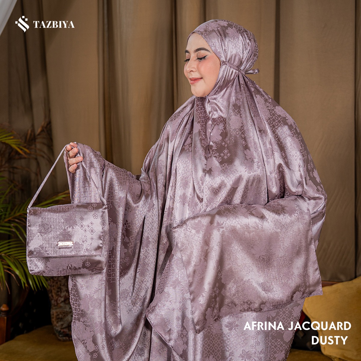 TAZBIYA MUKENA SILK PREMIUM AFRINA SERIES