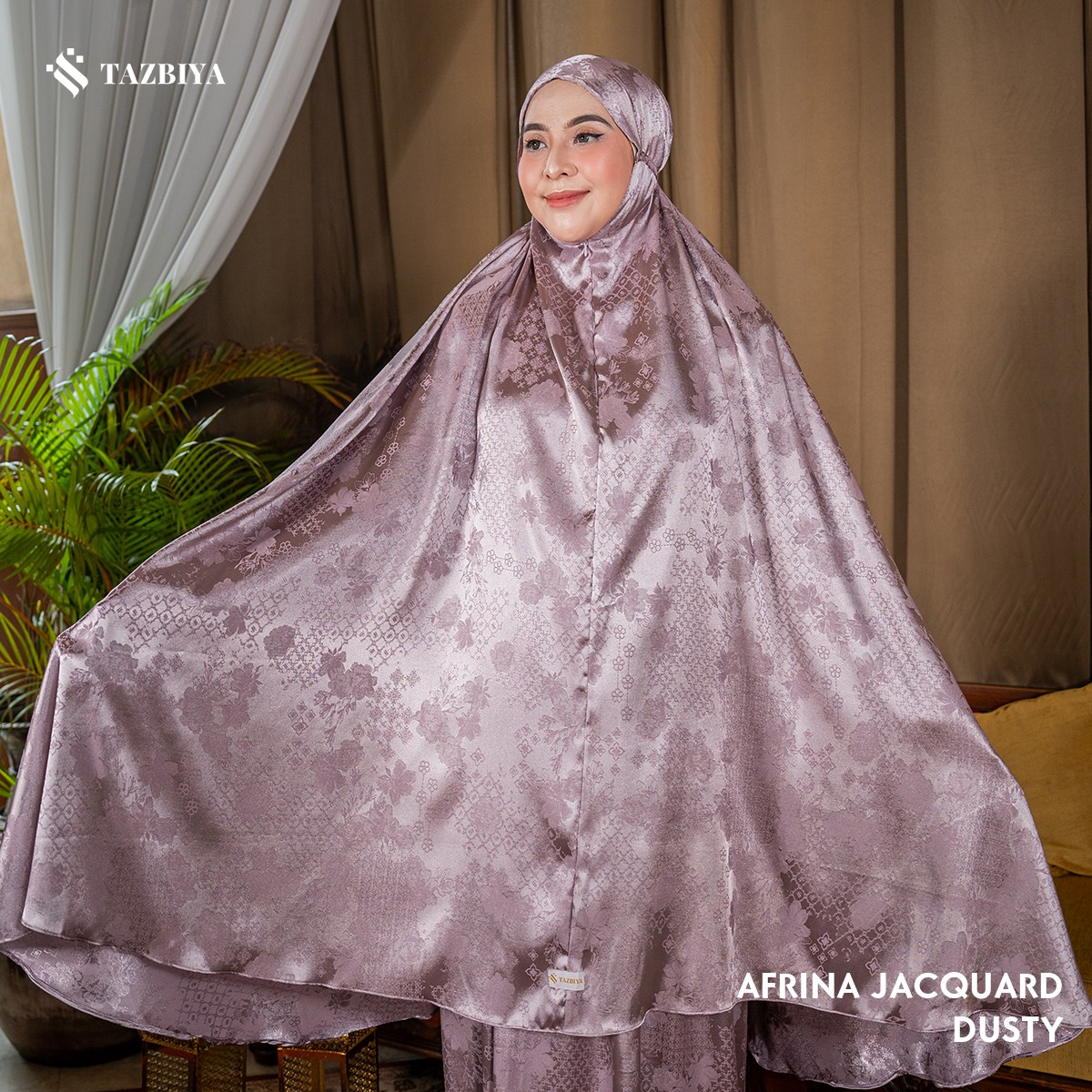 TAZBIYA MUKENA SILK PREMIUM AFRINA SERIES