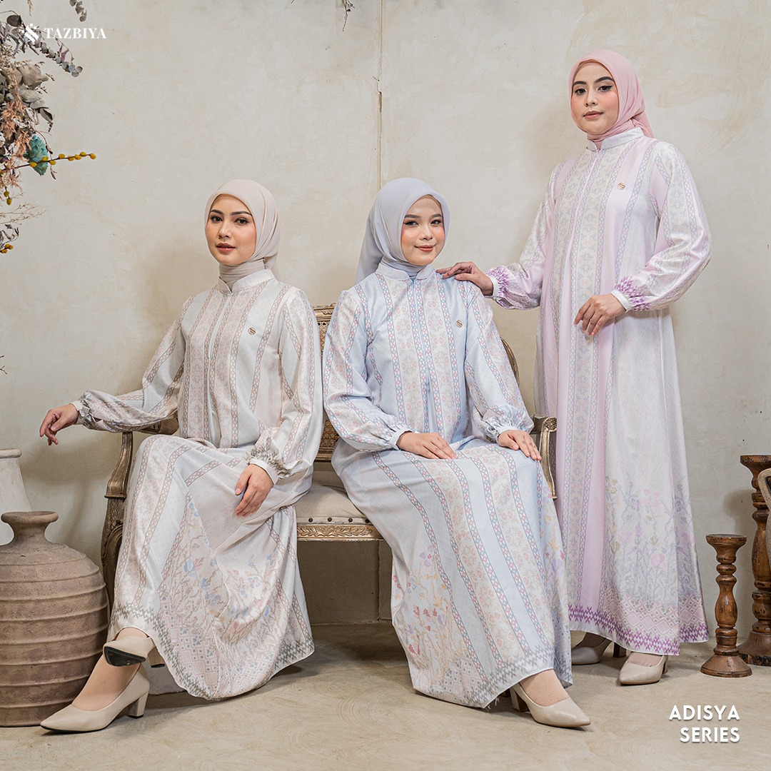 TAZBIYA MUSLIMWEAR GAMIS RAYON PREMIUM ADISYA SERIES