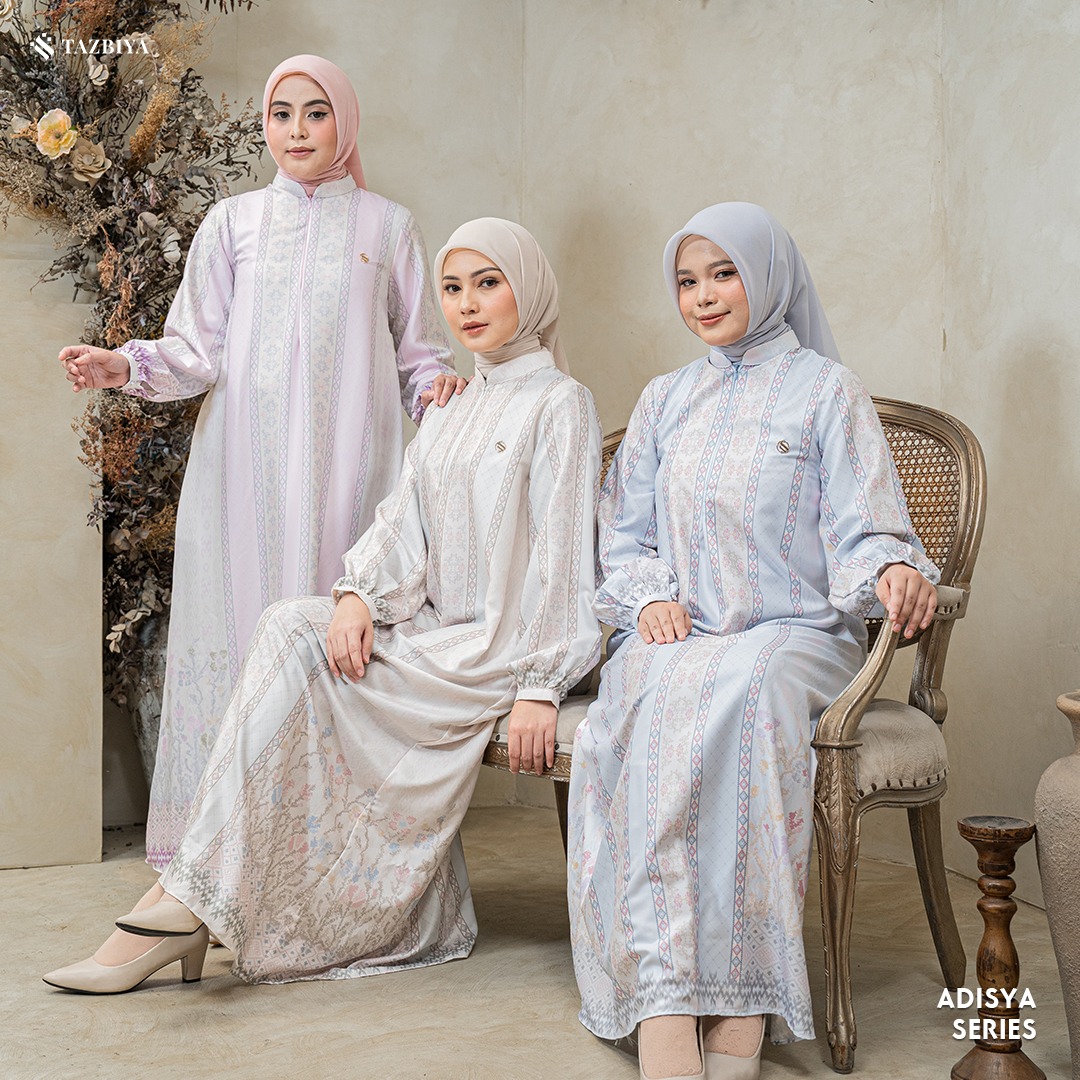 TAZBIYA MUSLIMWEAR GAMIS RAYON PREMIUM ADISYA SERIES