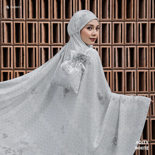 Image of TAZBIYA MUKENA ADITY SERIES | MUKENA RAYON SAJADAH PREMIUM 2IN1 DEWASA