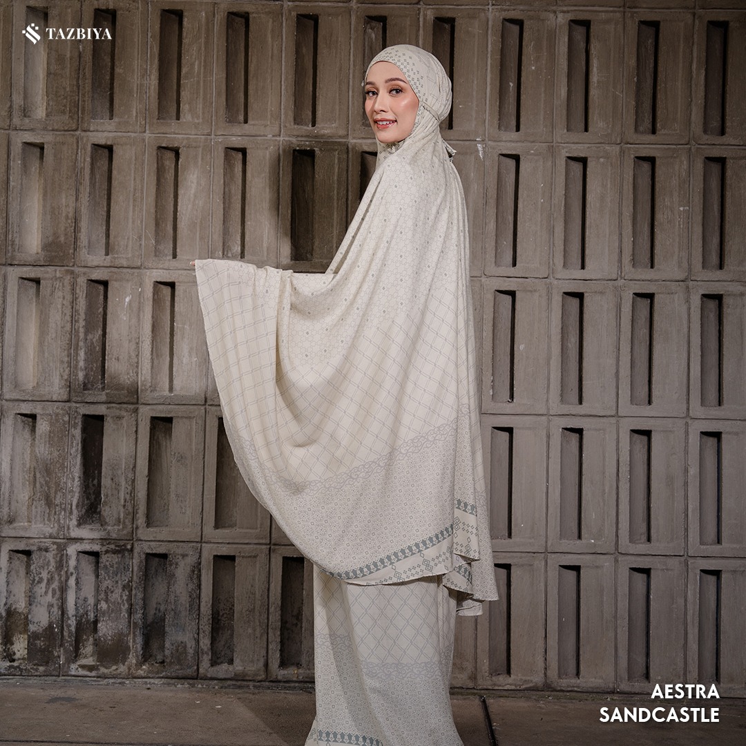 TAZBIYA MUKENA AESTRA SERIES | MUKENA RAYON PREMIUM 2IN1 DEWASA