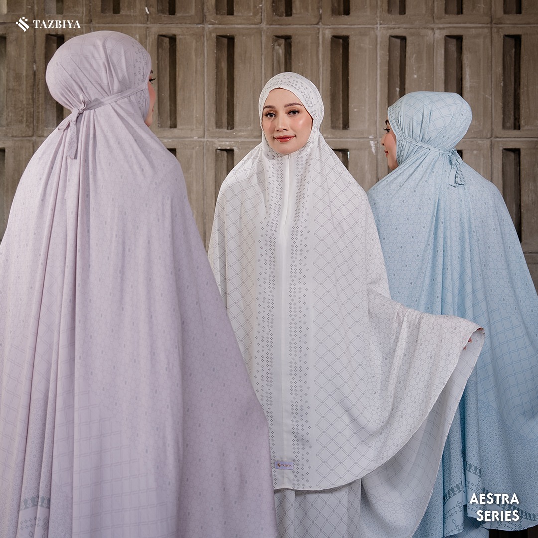TAZBIYA MUKENA AESTRA SERIES | MUKENA RAYON PREMIUM 2IN1 DEWASA