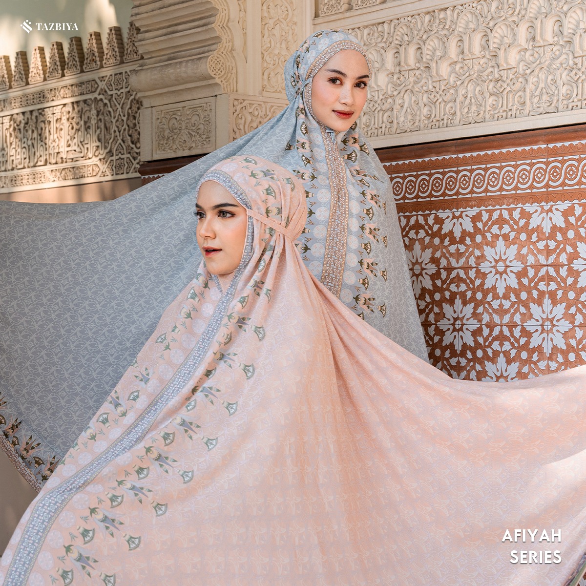 MUKENA TAZBIYA X KEMISO SAJADAH RAYON AFIYAH SERIES ALLSIZE