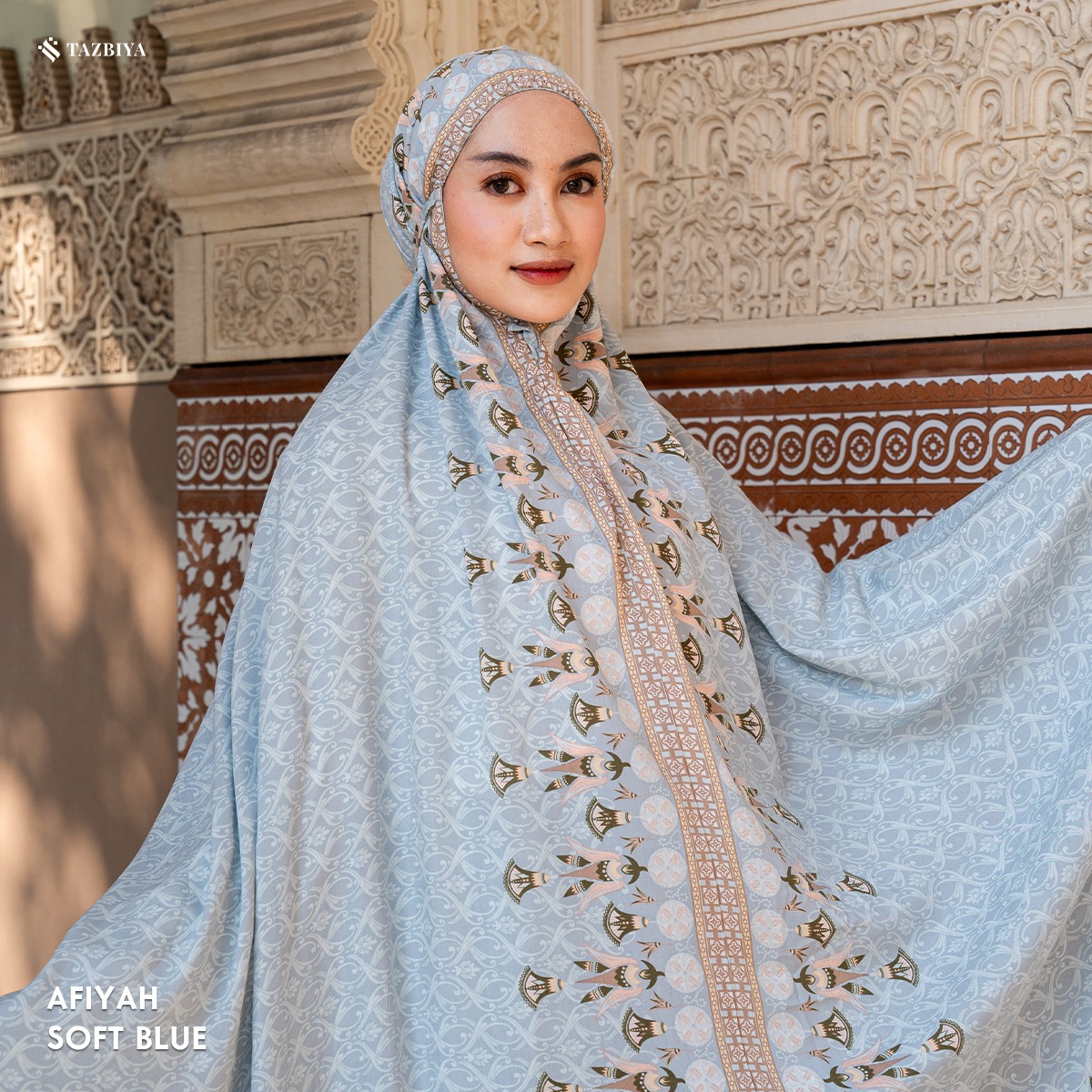 MUKENA TAZBIYA X KEMISO SAJADAH RAYON AFIYAH SERIES ALLSIZE