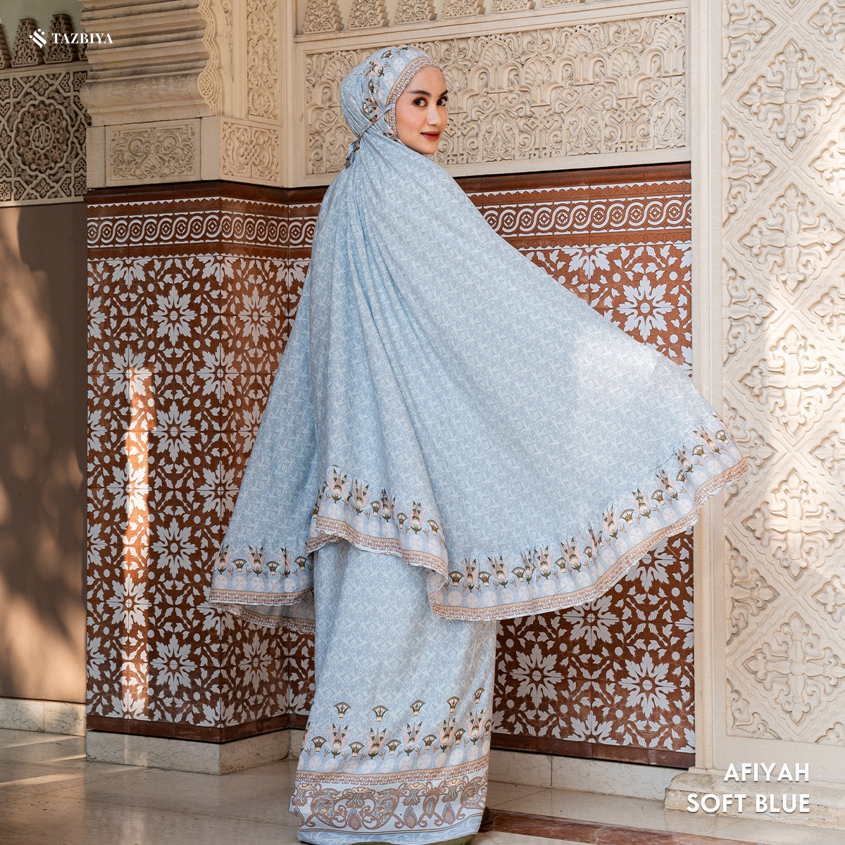 MUKENA TAZBIYA X KEMISO SAJADAH RAYON AFIYAH SERIES ALLSIZE