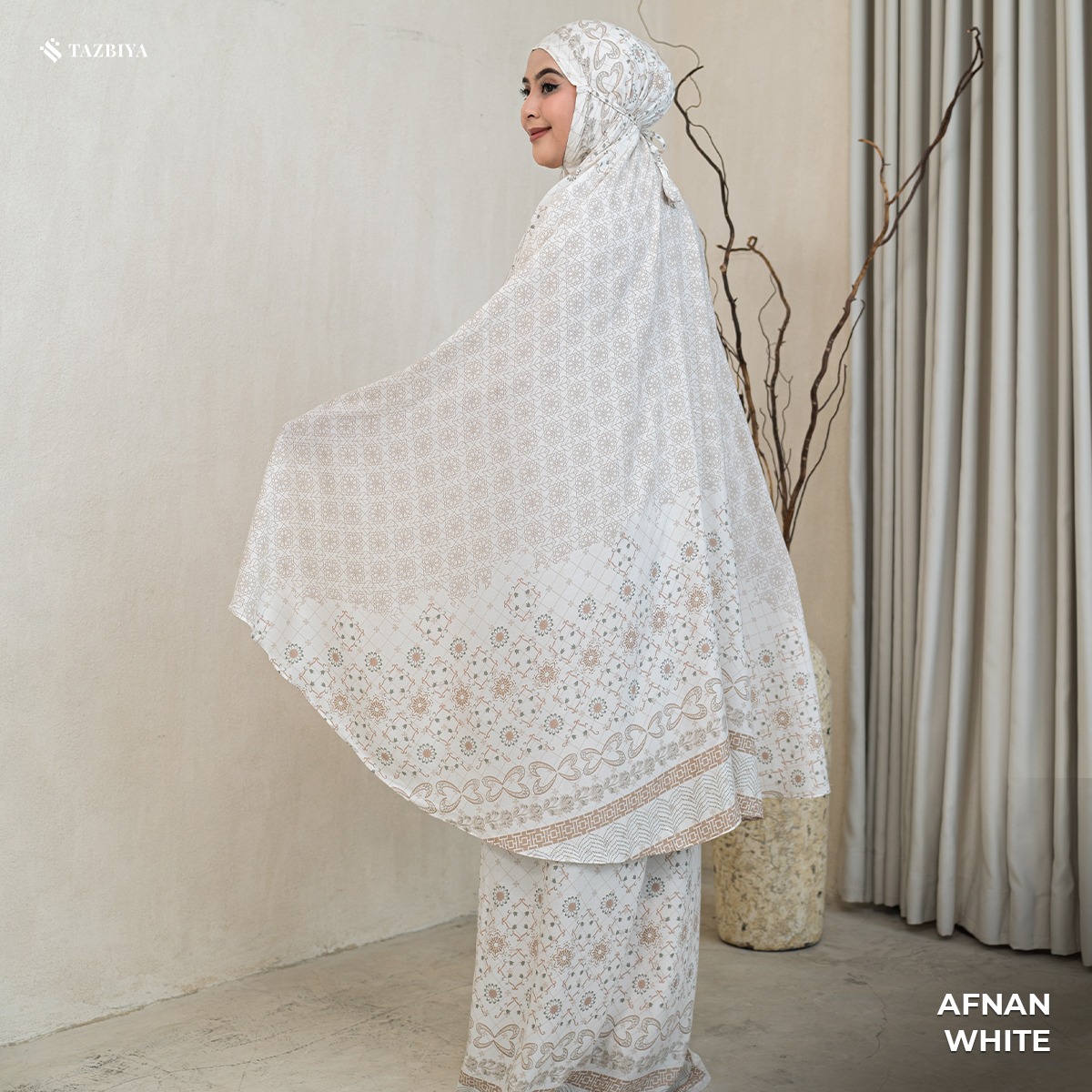 TAZBIYA MUKENA AFNAN SERIES | MUKENA RAYON PREMIUM 2IN1 DEWASA