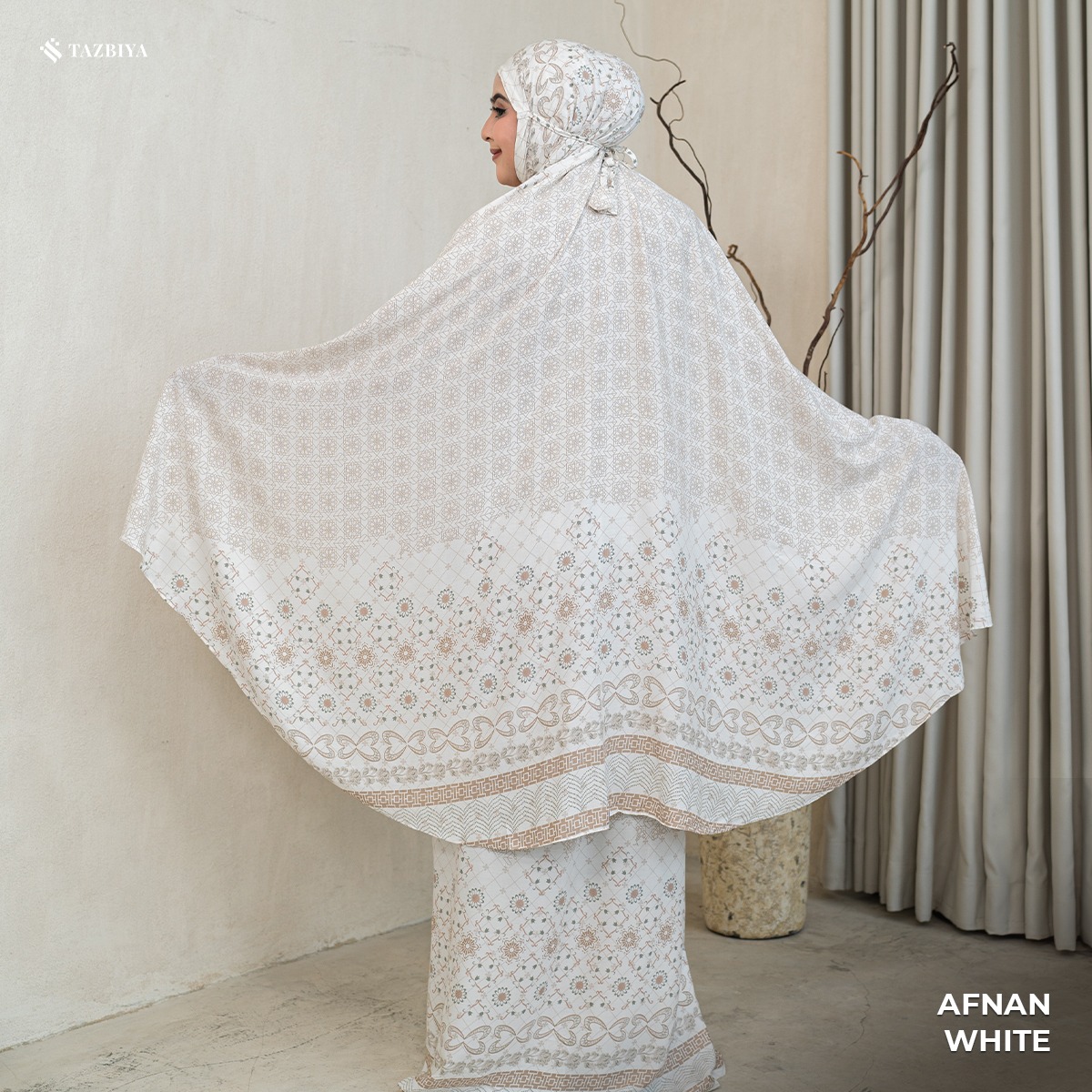 TAZBIYA MUKENA AFNAN SERIES | MUKENA RAYON PREMIUM 2IN1 DEWASA