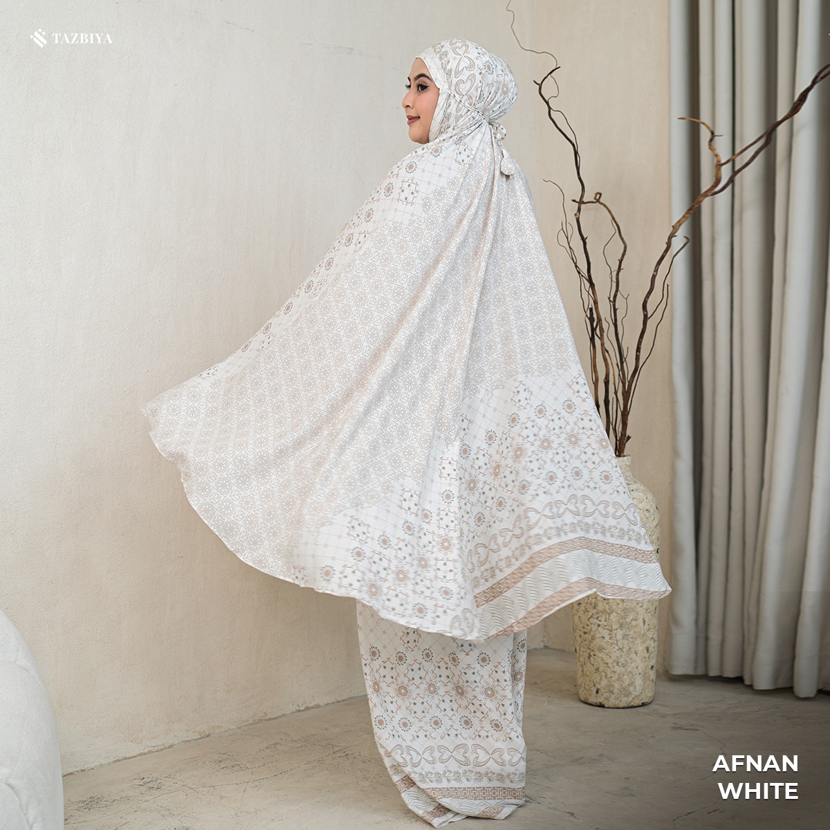 TAZBIYA MUKENA AFNAN SERIES | MUKENA RAYON PREMIUM 2IN1 DEWASA