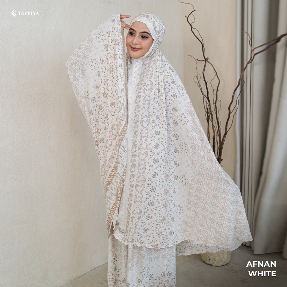 TAZBIYA MUKENA AFNAN SERIES | MUKENA RAYON PREMIUM 2IN1 DEWASA