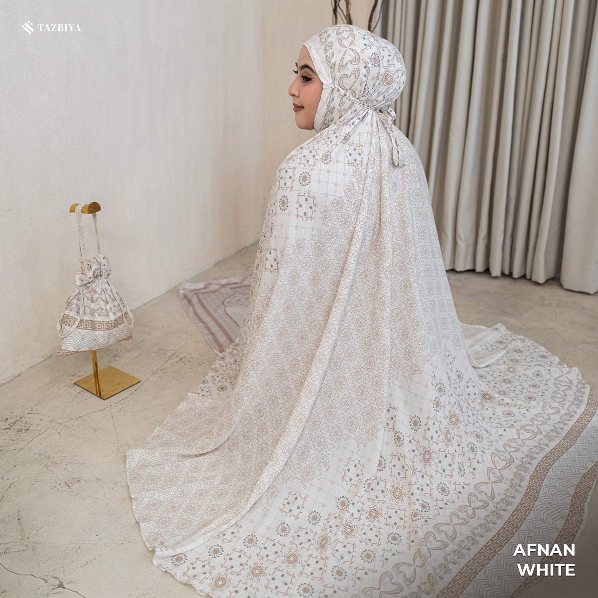 TAZBIYA MUKENA AFNAN SERIES | MUKENA RAYON PREMIUM 2IN1 DEWASA