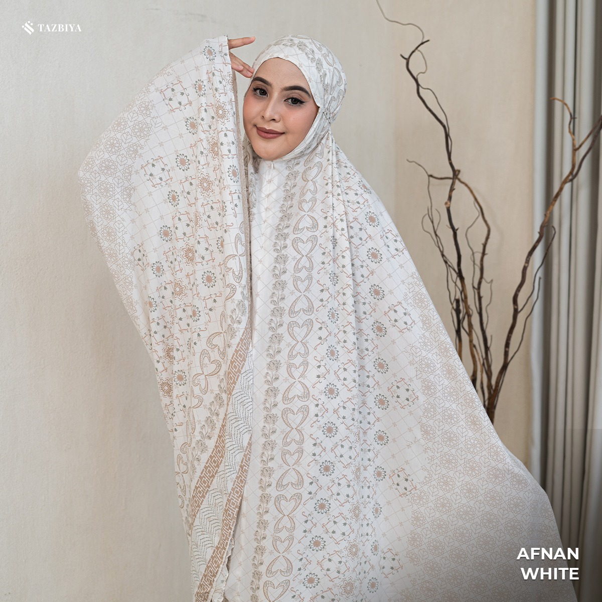 TAZBIYA MUKENA AFNAN SERIES | MUKENA RAYON PREMIUM 2IN1 DEWASA