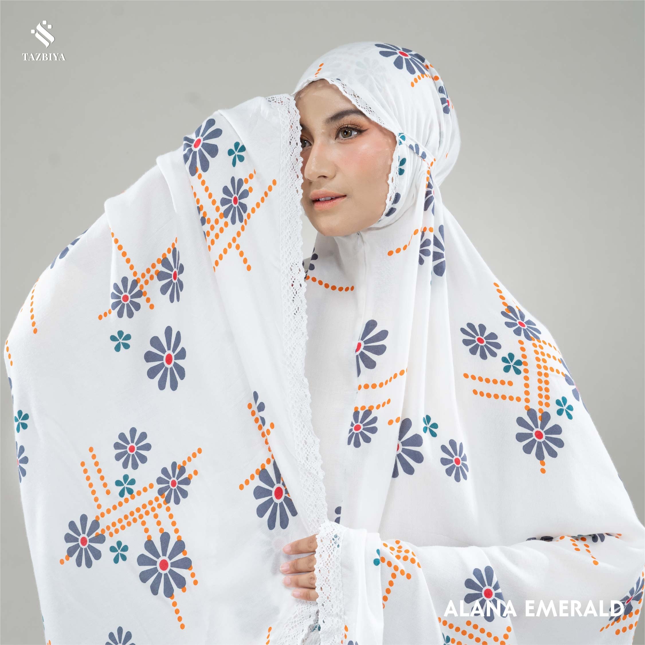 MUKENA DEWASA SET SAJADAH TAZBIYA KOMBINASI 2IN1 ALANA SERIES ALLSIZE