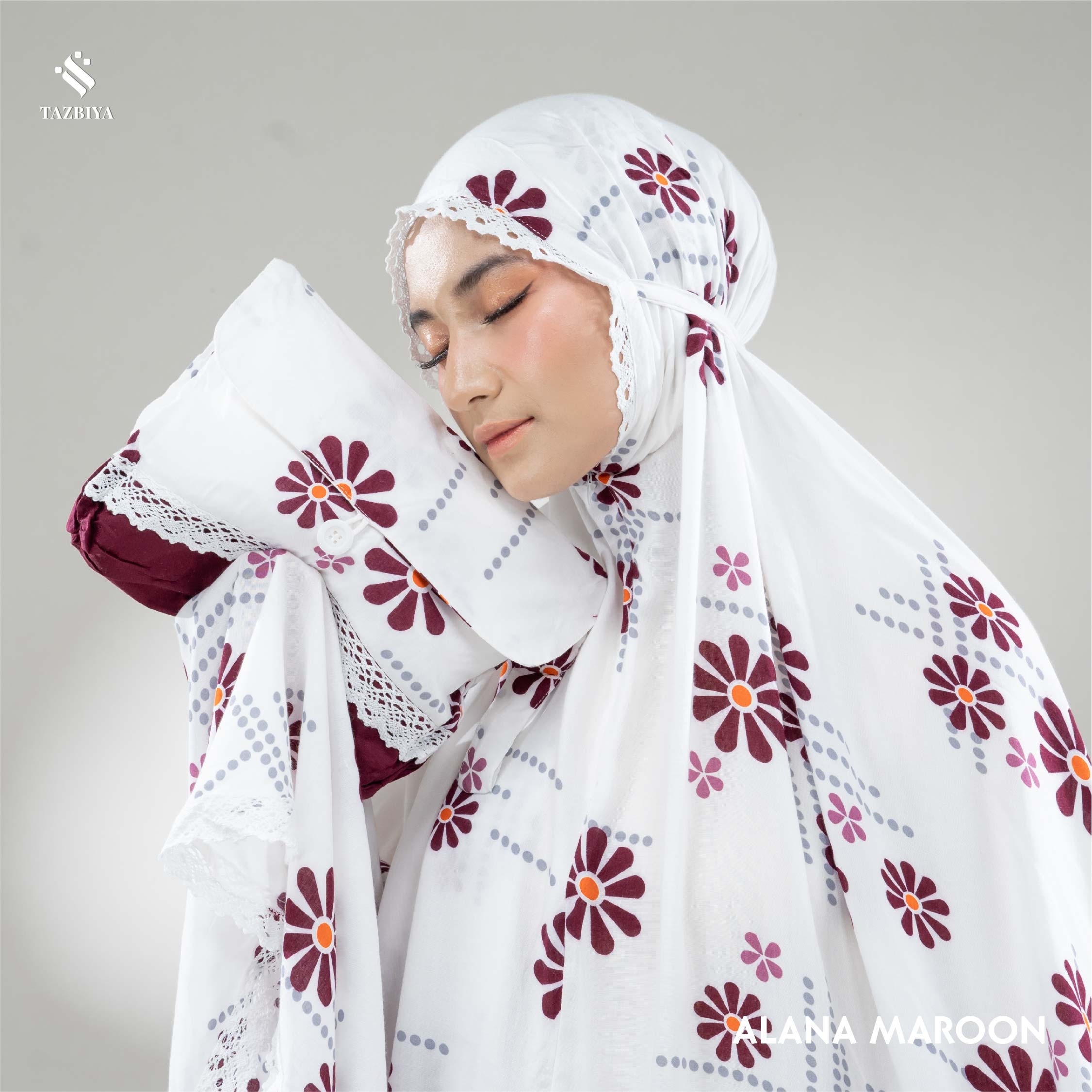 MUKENA DEWASA SET SAJADAH TAZBIYA KOMBINASI 2IN1 ALANA SERIES ALLSIZE