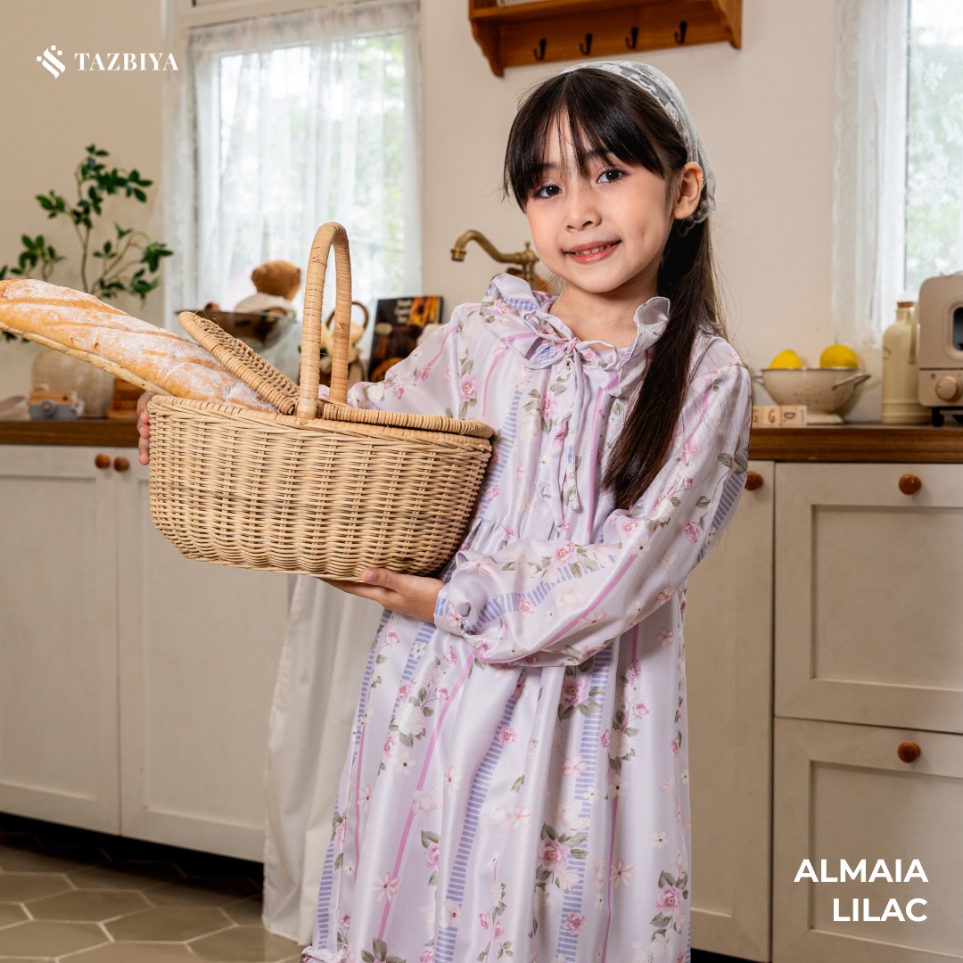 TAZBIYA - Gamis Anak Series (Gamis Dress Anak Perempuan Usia 2-8 Tahun Motif Lucu Cantik Stylish)