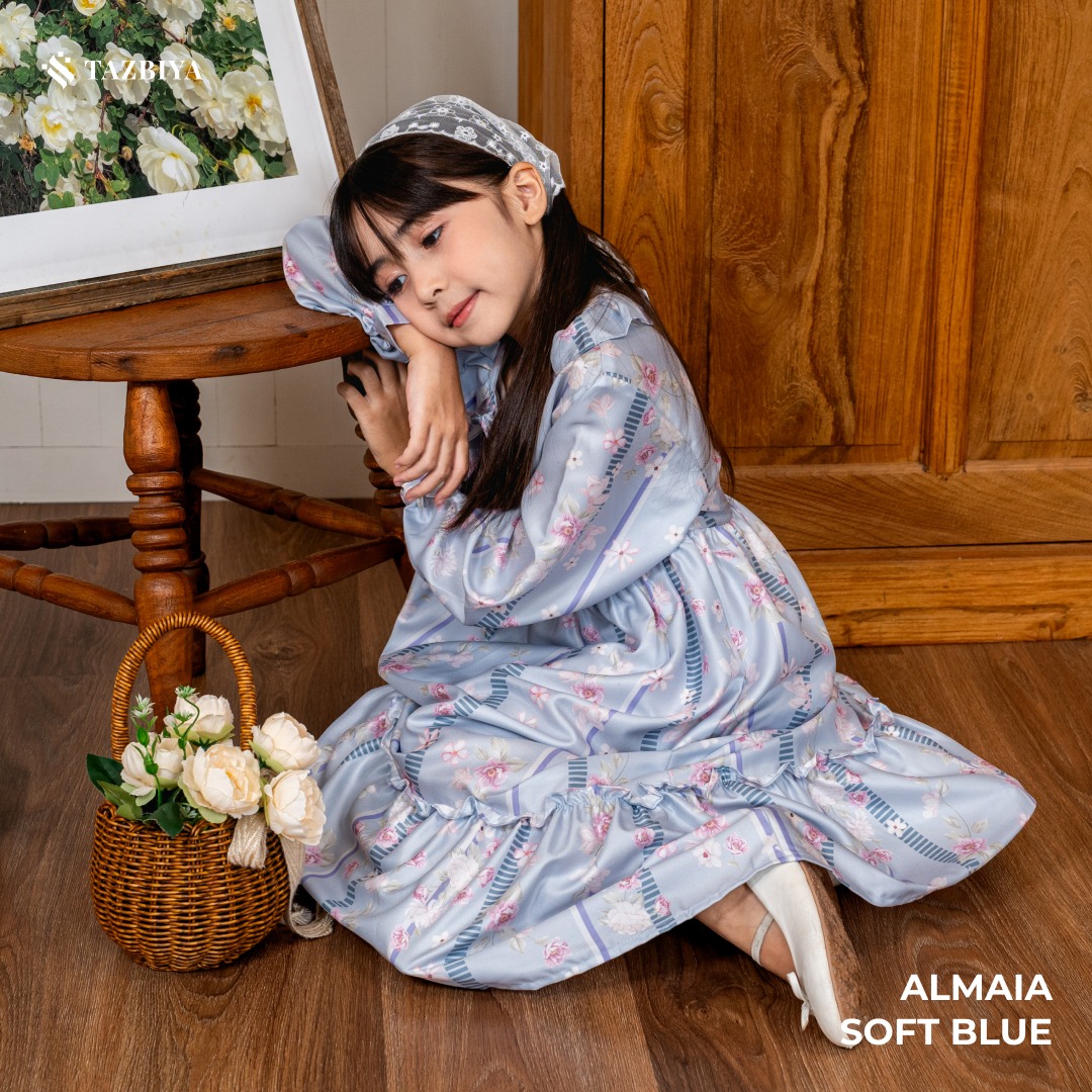 TAZBIYA - Gamis Anak Series (Gamis Dress Anak Perempuan Usia 2-8 Tahun Motif Lucu Cantik Stylish)
