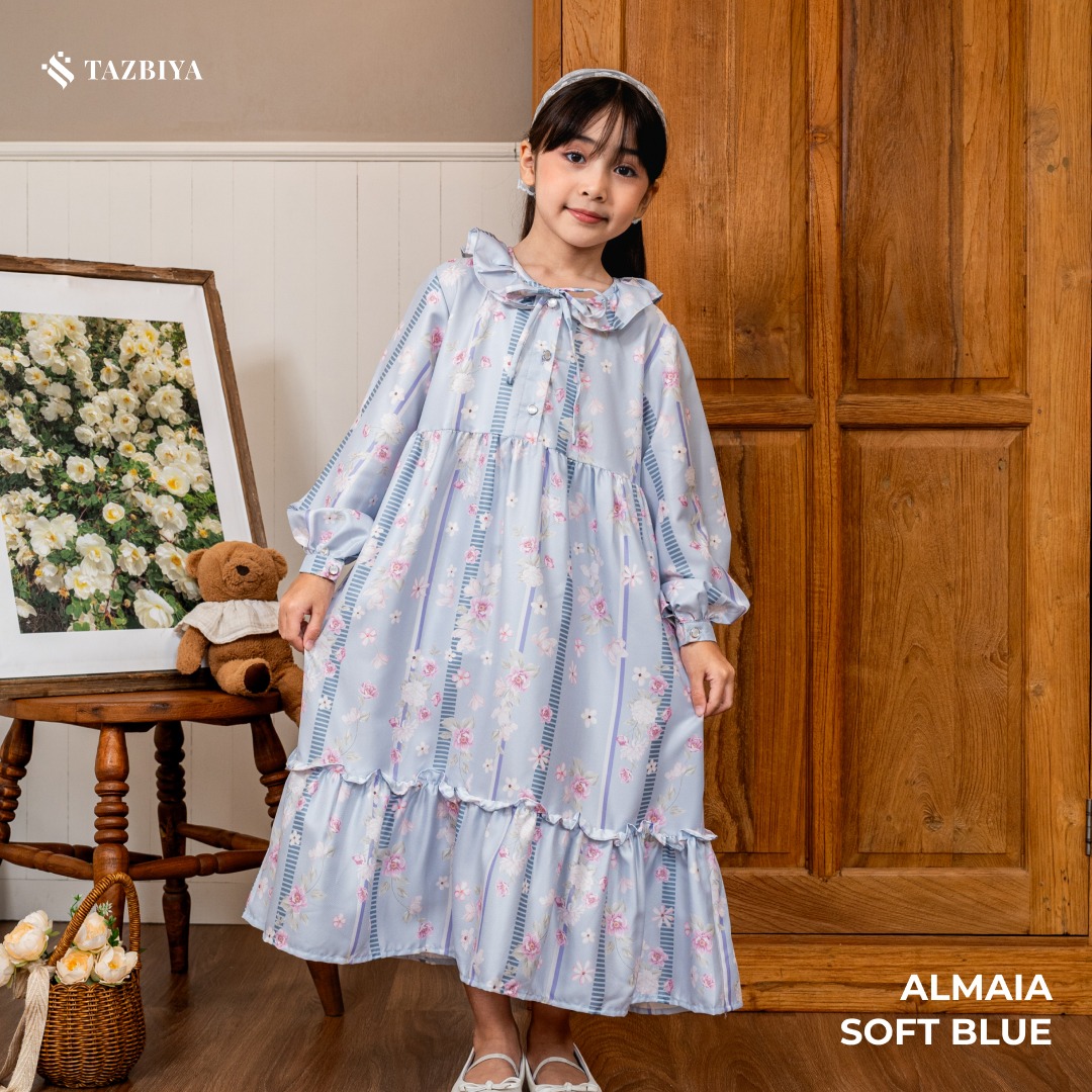 TAZBIYA - Gamis Anak Series (Gamis Dress Anak Perempuan Usia 2-8 Tahun Motif Lucu Cantik Stylish)