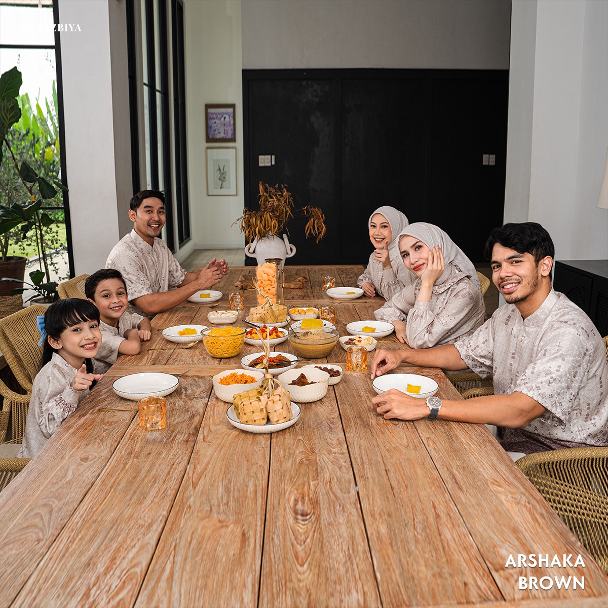[READY STOCK] TAZBIYA SARIMBIT ARSHAKA SERIES | Baju Sarimbit Lebaran | Baju Sarimbit | Baju Sarimbit Keluarga | Sarimbit 2026