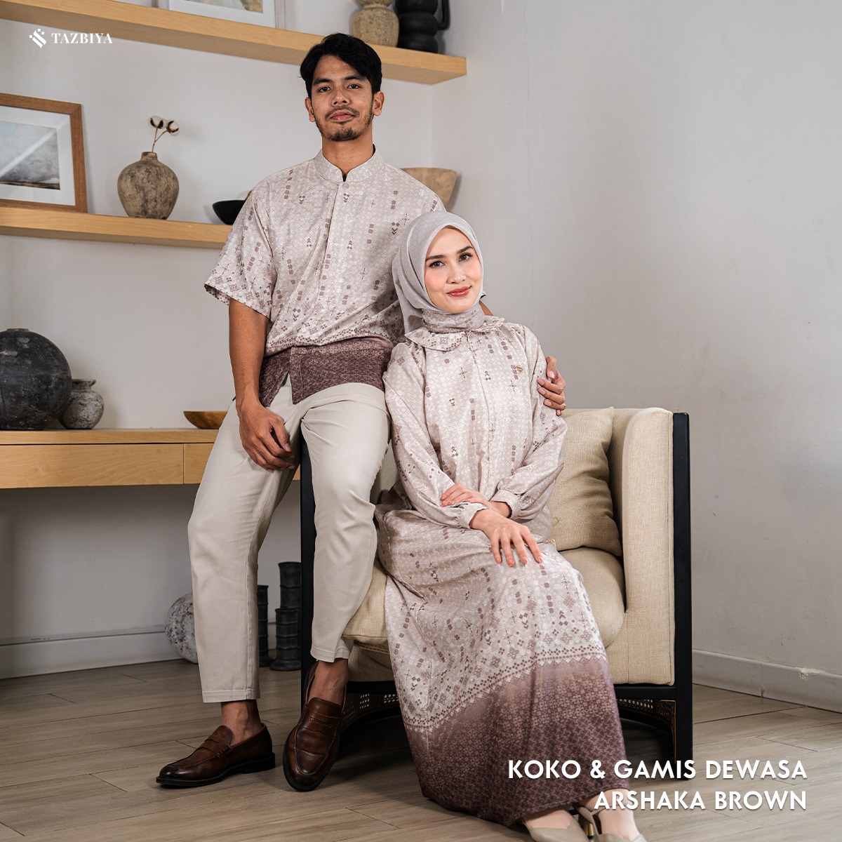 [READY STOCK] TAZBIYA SARIMBIT ARSHAKA SERIES | Baju Sarimbit Lebaran | Baju Sarimbit | Baju Sarimbit Keluarga | Sarimbit 2026