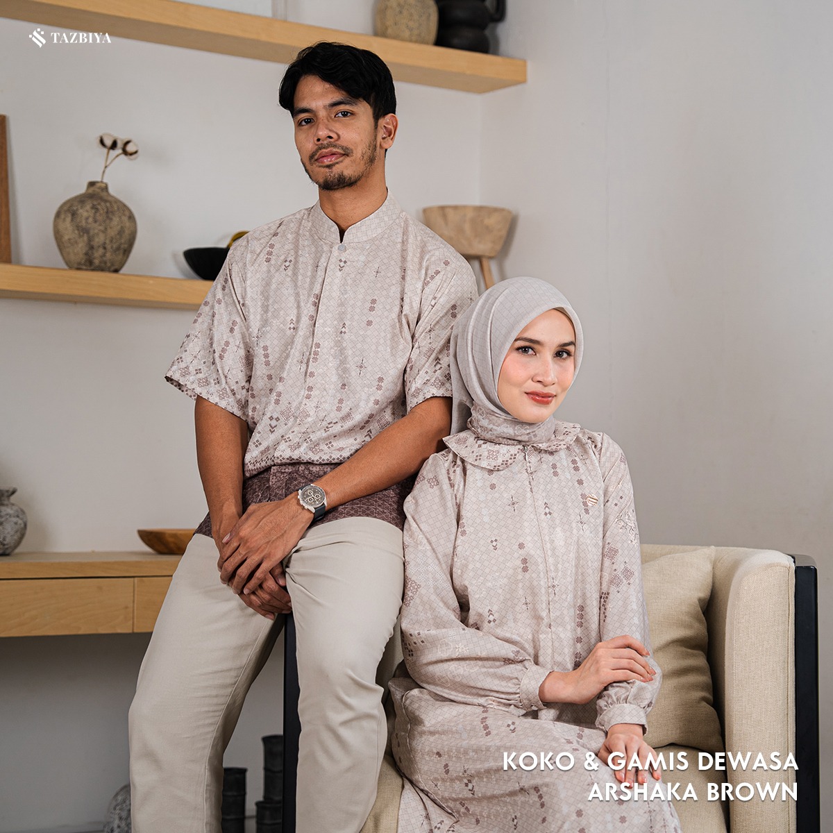 [READY STOCK] TAZBIYA SARIMBIT ARSHAKA SERIES | Baju Sarimbit Lebaran | Baju Sarimbit | Baju Sarimbit Keluarga | Sarimbit 2026