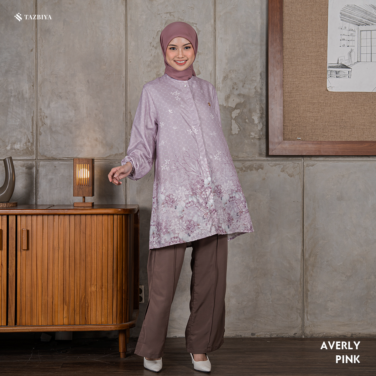 TAZBIYA TUNIK AVERLY SERIES | BLOUSE PREMIUM | ATASAN WANITA