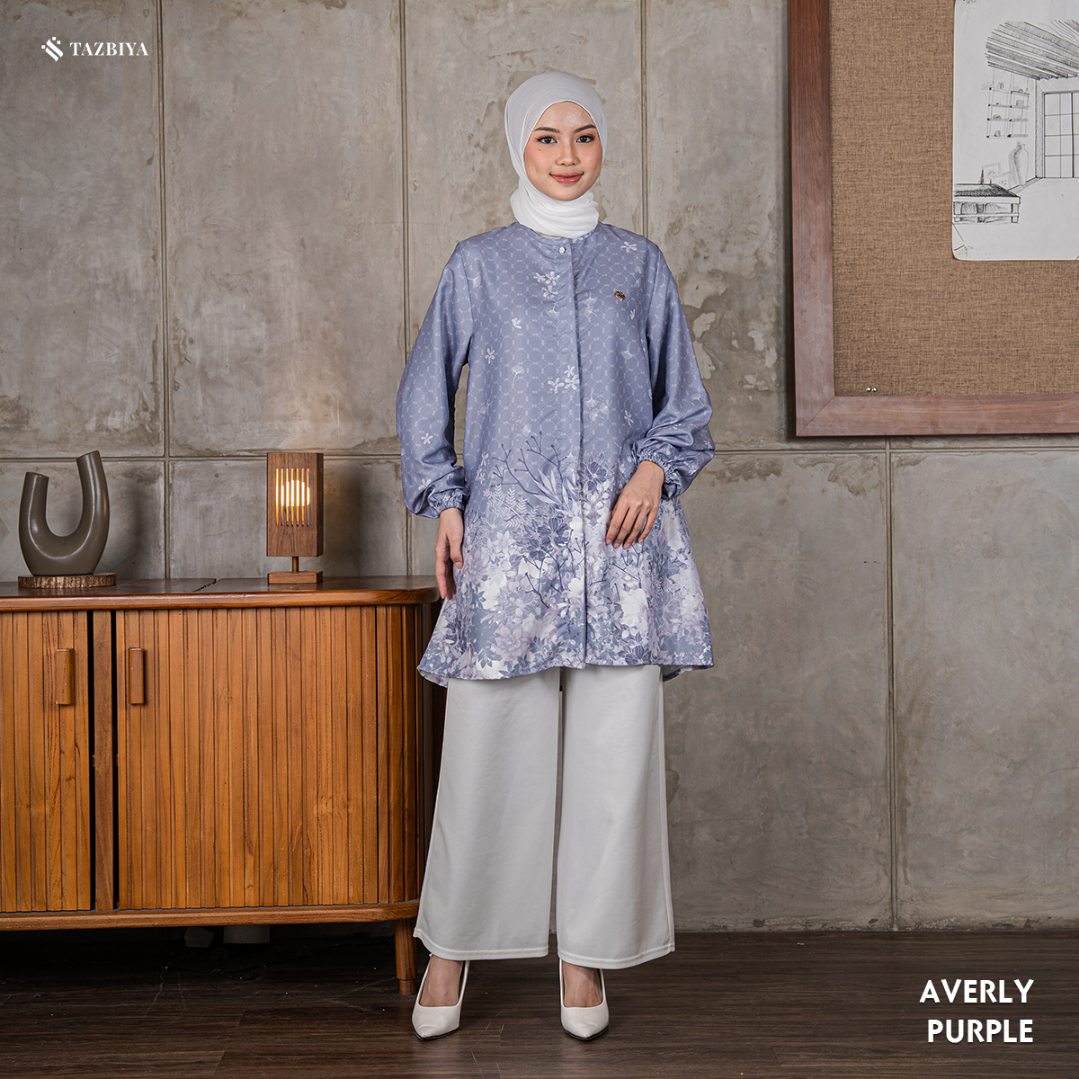 TAZBIYA TUNIK AVERLY SERIES | BLOUSE PREMIUM | ATASAN WANITA