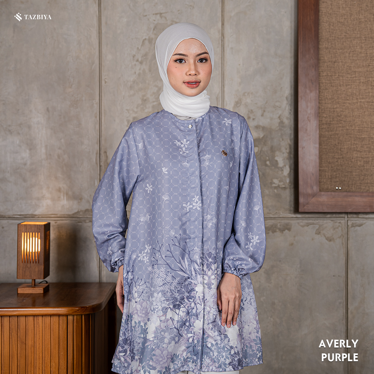 TAZBIYA TUNIK AVERLY SERIES | BLOUSE PREMIUM | ATASAN WANITA