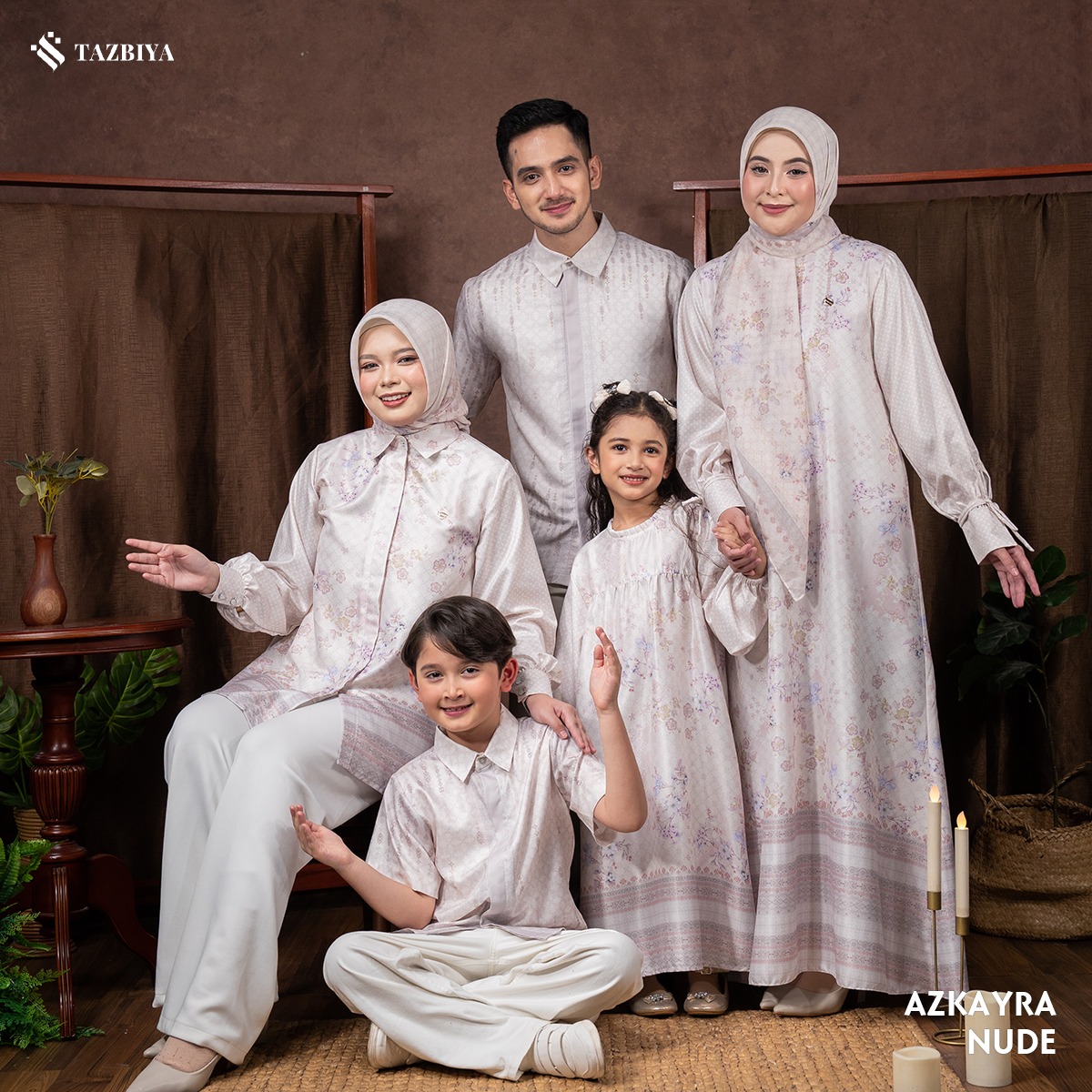 TAZBIYA SARIMBIT AZKAYRA SERIES | Baju Sarimbit Lebaran | Baju Sarimbit | Baju Sarimbit Keluarga | Sarimbit 2025