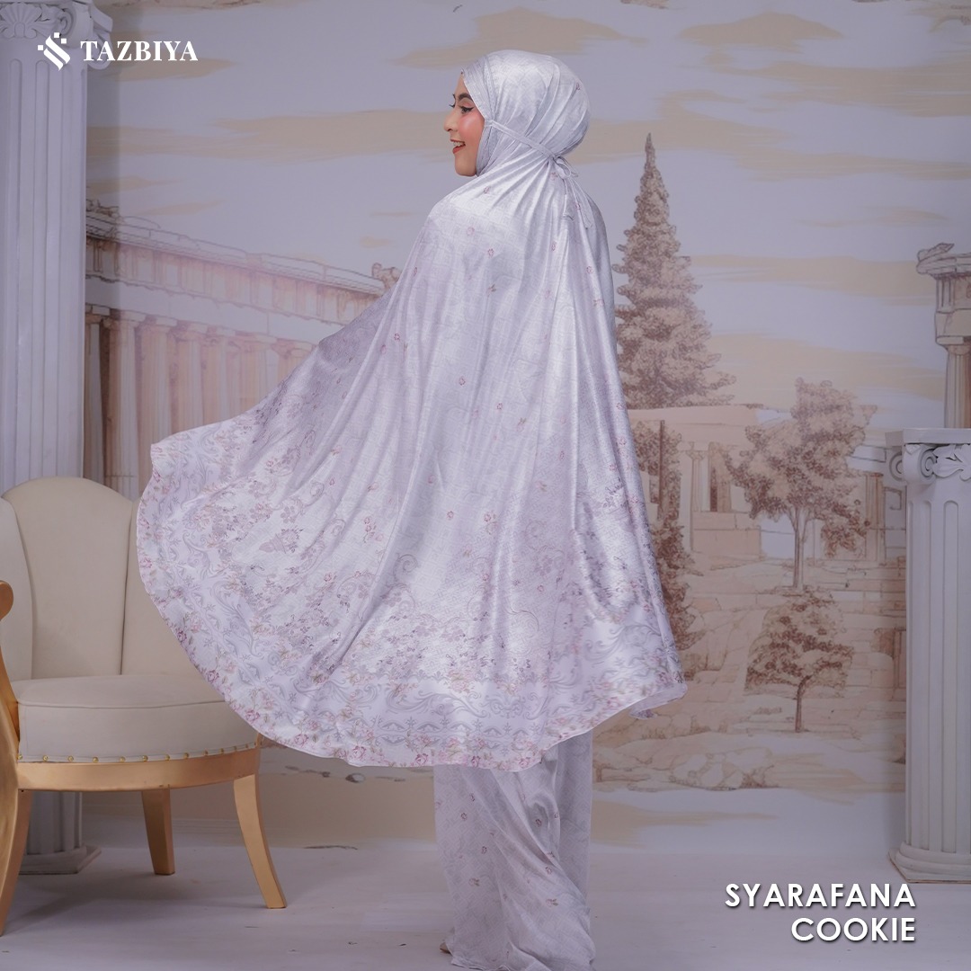 TAZBIYA MUKENA SILK PREMIUM SYARAFANA SERIES ALLSIZE
