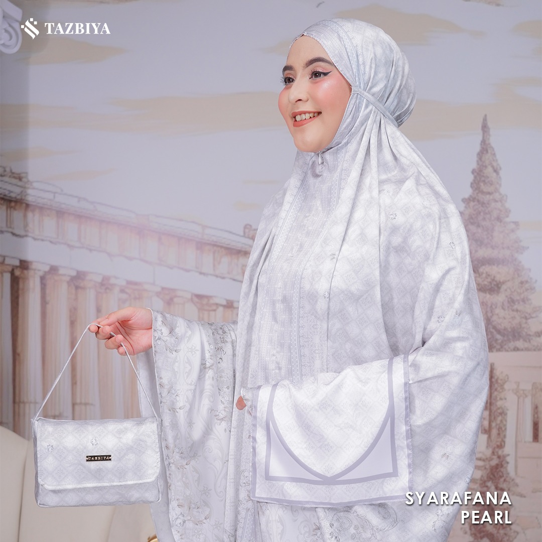 TAZBIYA MUKENA SILK PREMIUM SYARAFANA SERIES ALLSIZE