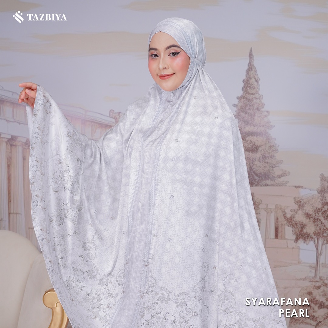 TAZBIYA MUKENA SILK PREMIUM SYARAFANA SERIES ALLSIZE