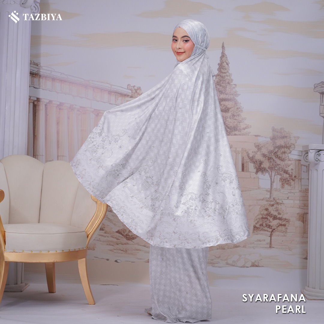 TAZBIYA MUKENA SILK PREMIUM SYARAFANA SERIES ALLSIZE