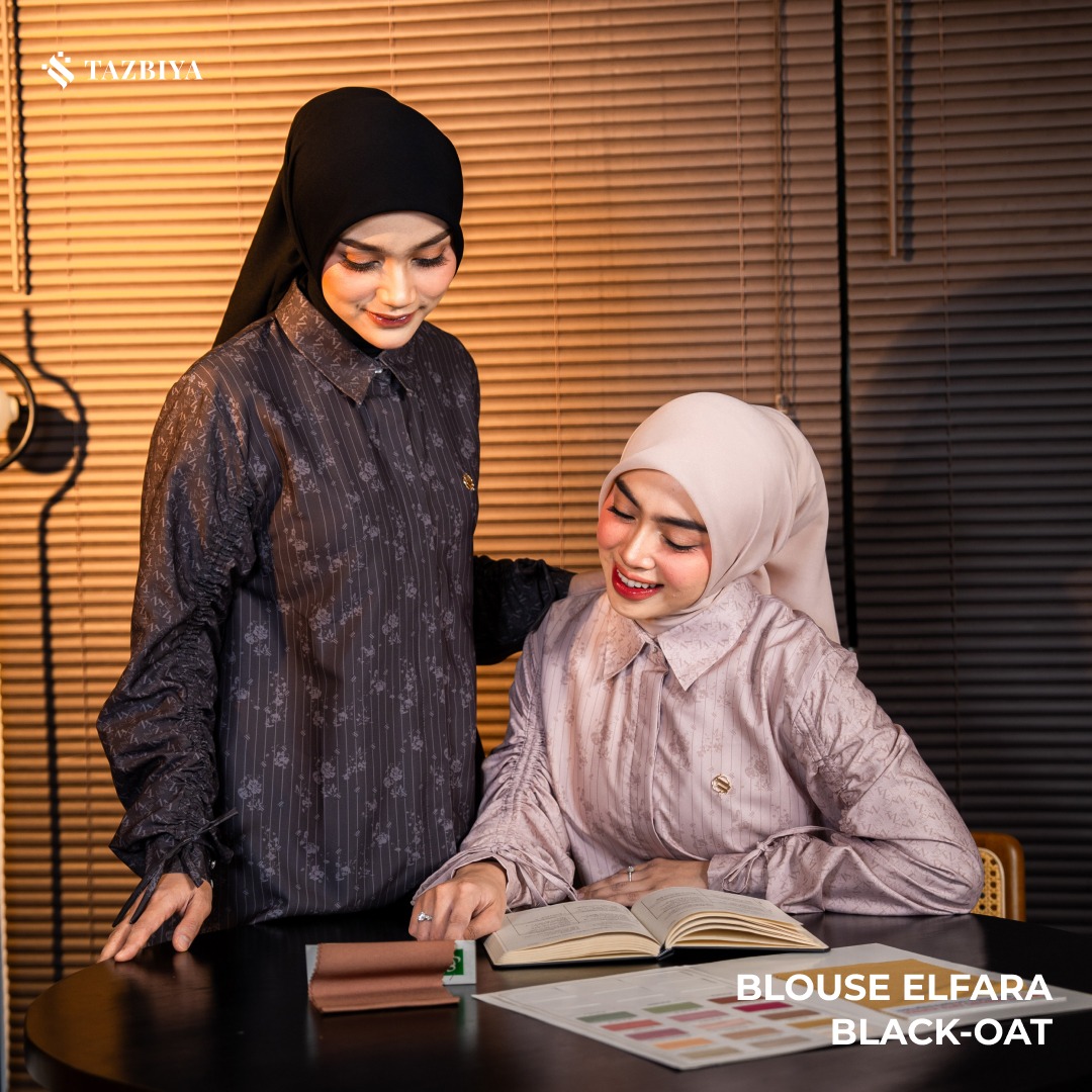 TAZBIYA BLOUSE ELFARA SERIES | BLOUSE PREMIUM | ATASAN WANITA