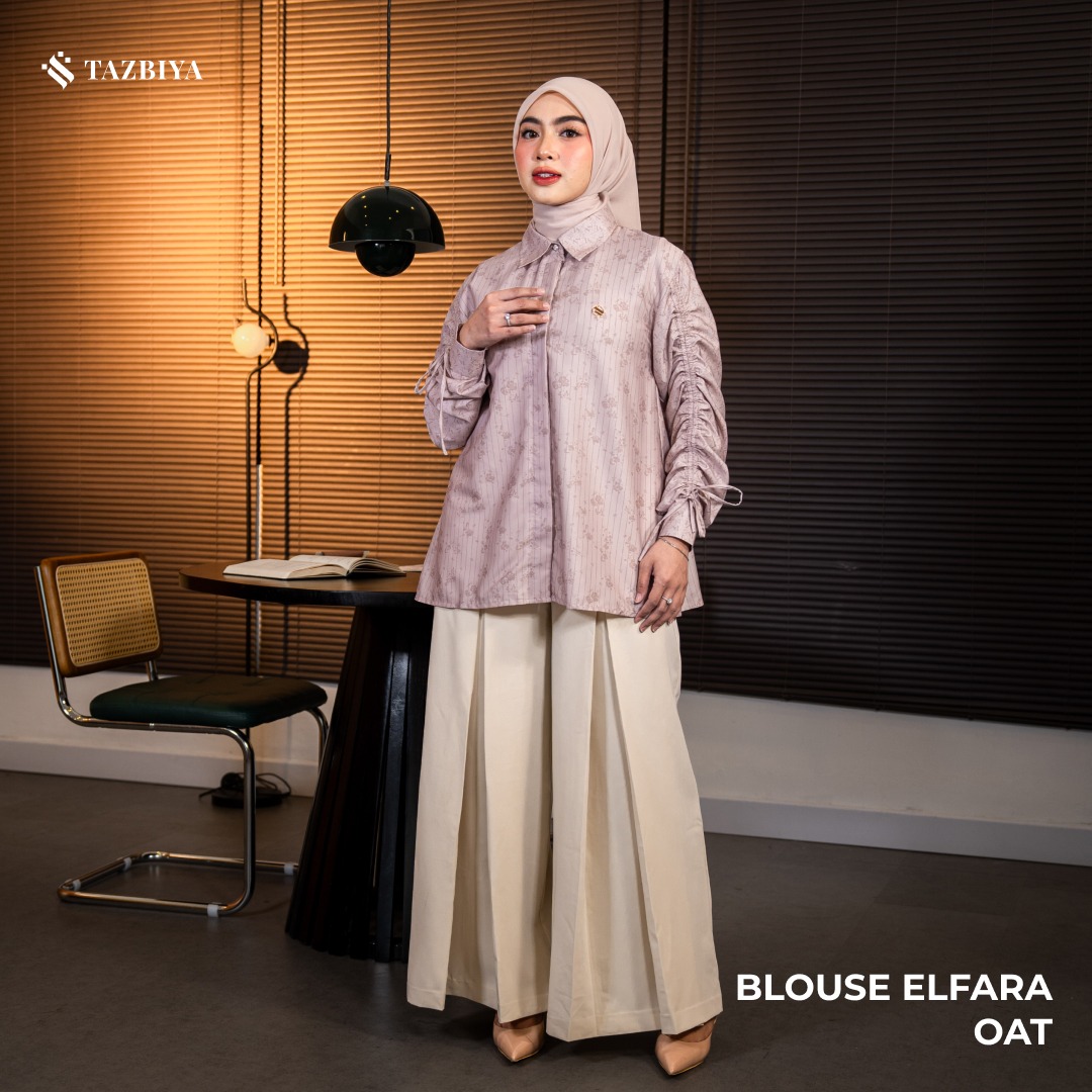 TAZBIYA BLOUSE ELFARA SERIES | BLOUSE PREMIUM | ATASAN WANITA