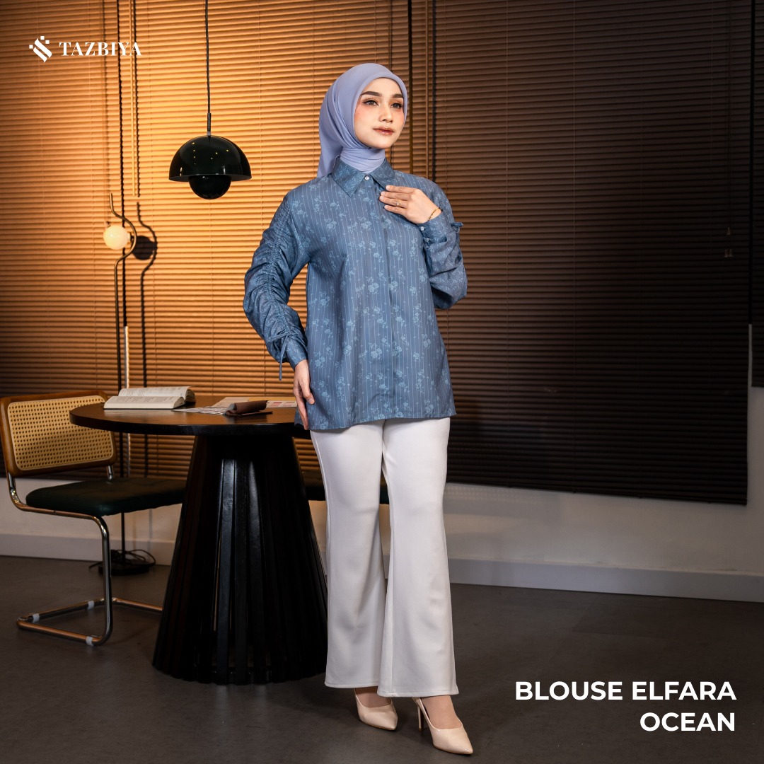 TAZBIYA BLOUSE ELFARA SERIES | BLOUSE PREMIUM | ATASAN WANITA