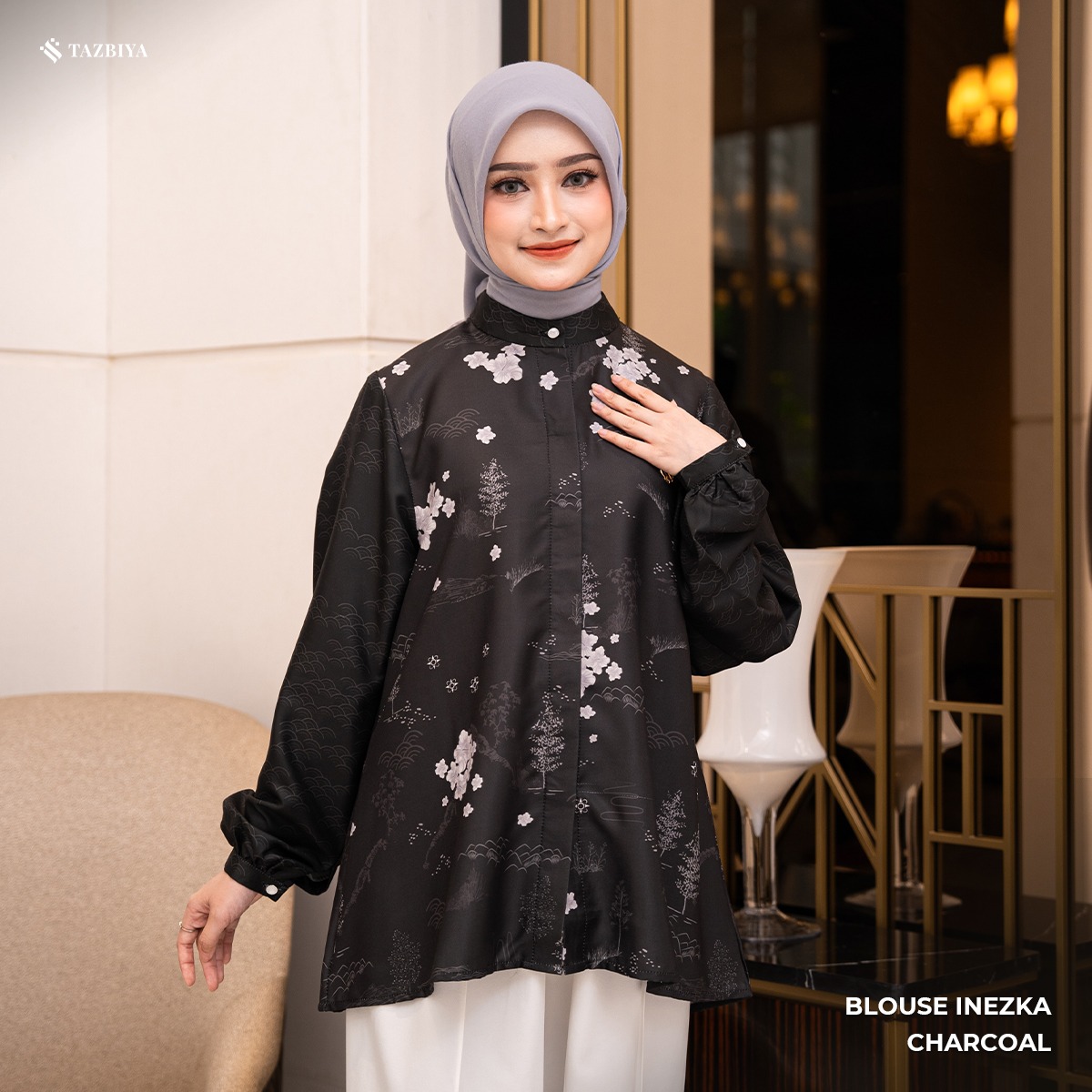 TAZBIYA BLOUSE INEZKA SERIES | BLOUSE PREMIUM | ATASAN WANITA