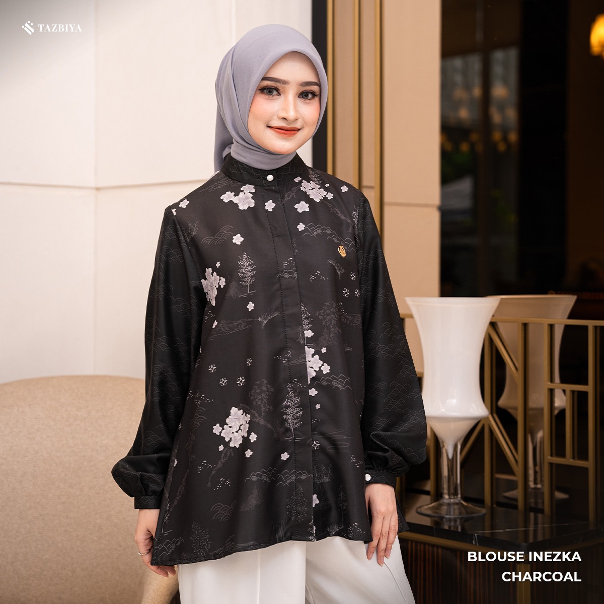 TAZBIYA BLOUSE INEZKA SERIES | BLOUSE PREMIUM | ATASAN WANITA