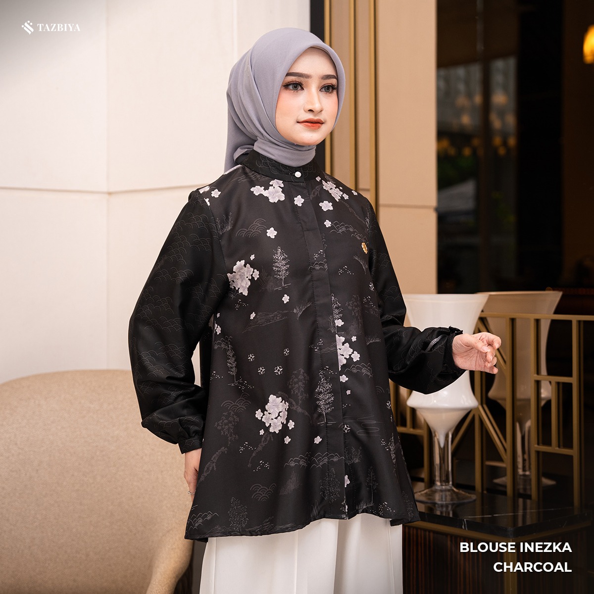TAZBIYA BLOUSE INEZKA SERIES | BLOUSE PREMIUM | ATASAN WANITA