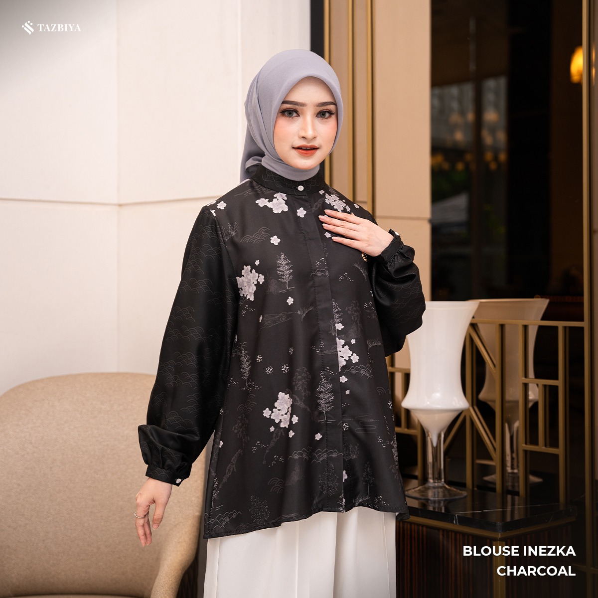 TAZBIYA BLOUSE INEZKA SERIES | BLOUSE PREMIUM | ATASAN WANITA