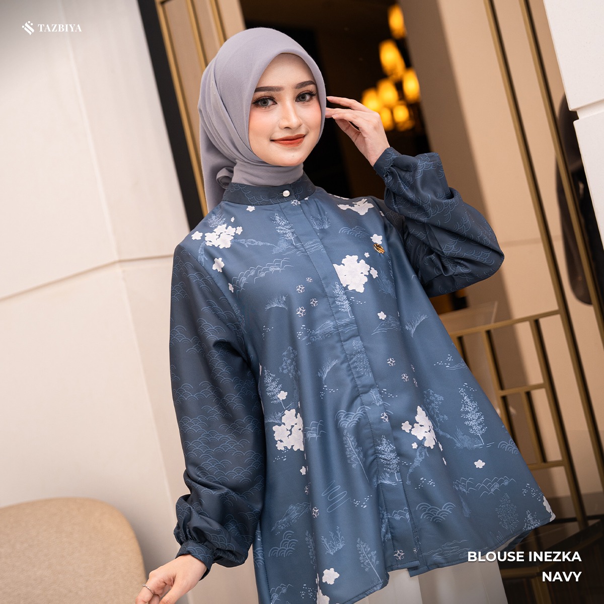 TAZBIYA BLOUSE INEZKA SERIES | BLOUSE PREMIUM | ATASAN WANITA