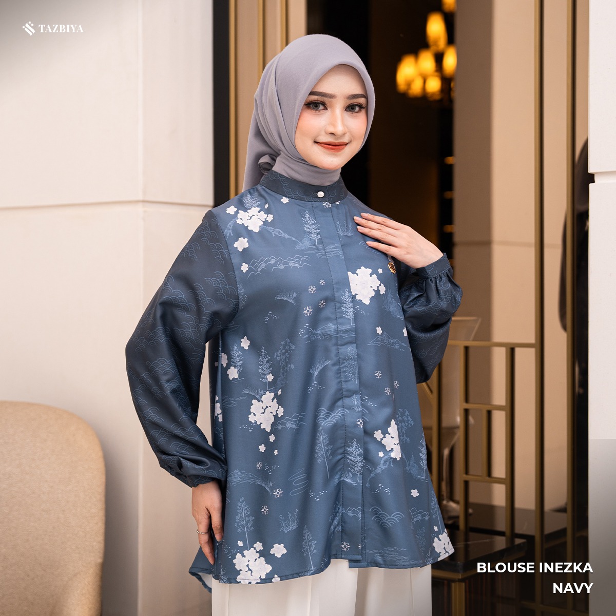 TAZBIYA BLOUSE INEZKA SERIES | BLOUSE PREMIUM | ATASAN WANITA