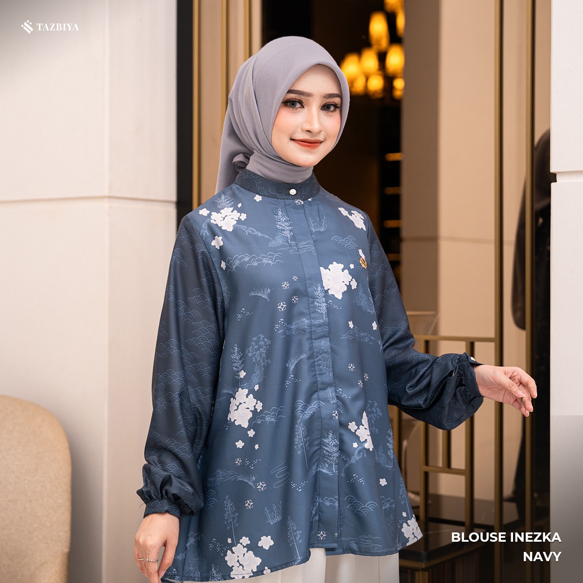 TAZBIYA BLOUSE INEZKA SERIES | BLOUSE PREMIUM | ATASAN WANITA