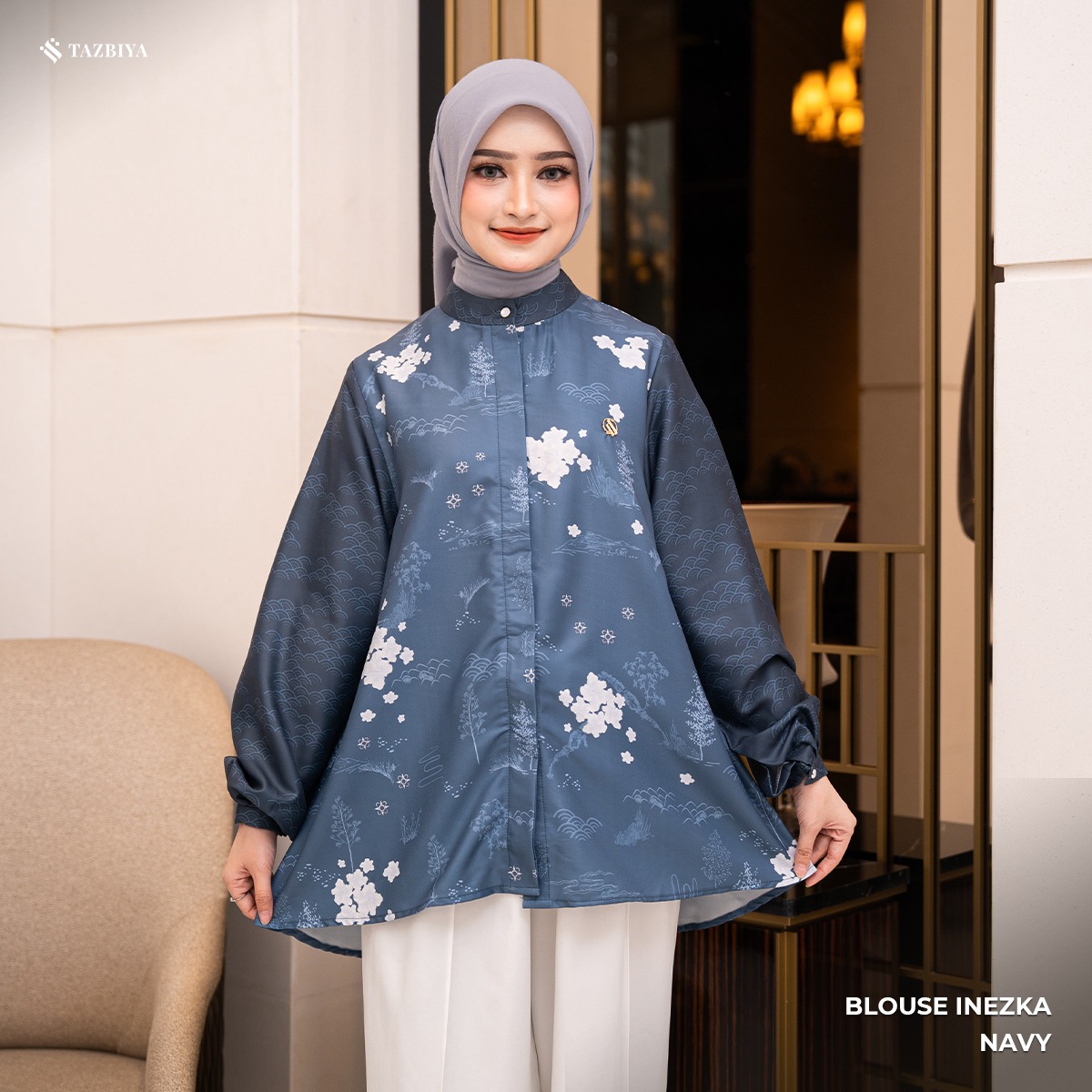 TAZBIYA BLOUSE INEZKA SERIES | BLOUSE PREMIUM | ATASAN WANITA