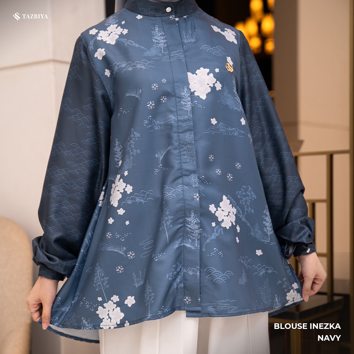 TAZBIYA BLOUSE INEZKA SERIES | BLOUSE PREMIUM | ATASAN WANITA
