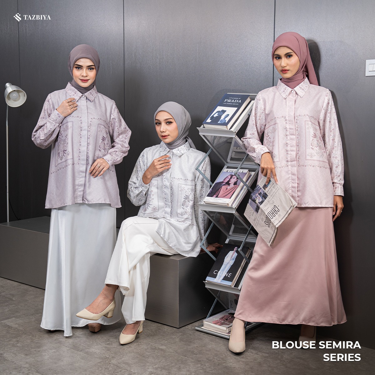 TAZBIYA BLOUSE SEMIRA SERIES | BLOUSE PREMIUM | ATASAN WANITA