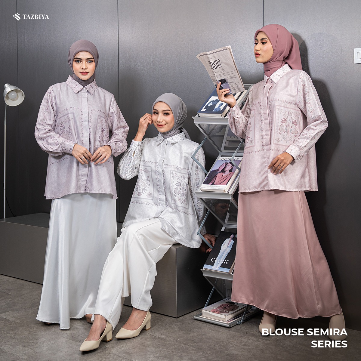 TAZBIYA BLOUSE SEMIRA SERIES | BLOUSE PREMIUM | ATASAN WANITA
