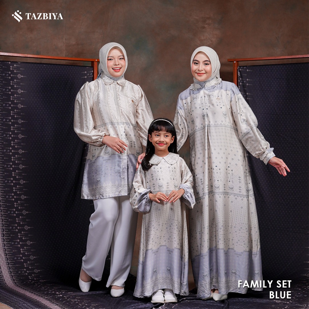 TAZBIYA SARIMBIT SERIES TERANG | Baju Sarimbit Lebaran | Baju Sarimbit | Baju Sarimbit Keluarga | Sarimbit 2025