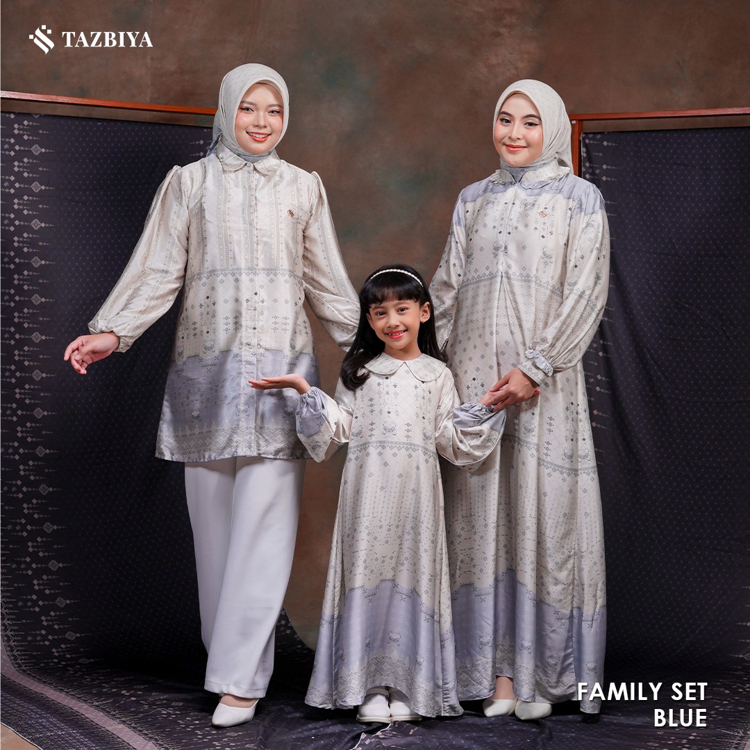 TAZBIYA SARIMBIT SERIES TERANG | Baju Sarimbit Lebaran | Baju Sarimbit | Baju Sarimbit Keluarga | Sarimbit 2025