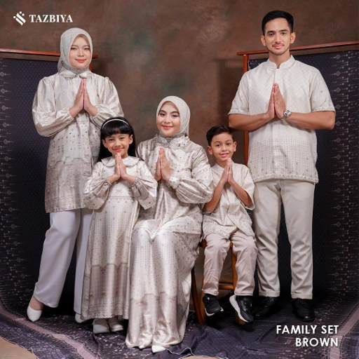 Image of TAZBIYA SARIMBIT SERIES TERANG | Baju Sarimbit Lebaran | Baju Sarimbit | Baju Sarimbit Keluarga | Sarimbit 2025