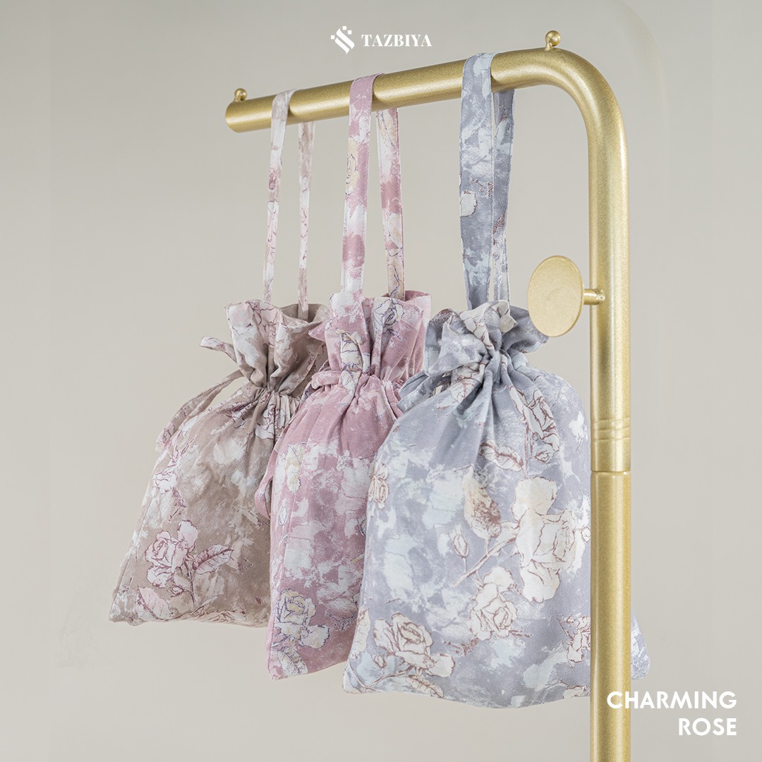 MUKENA TAZBIYA SET SAJADAH 2IN1 CHARMING ROSE SERIES ALLSIZE